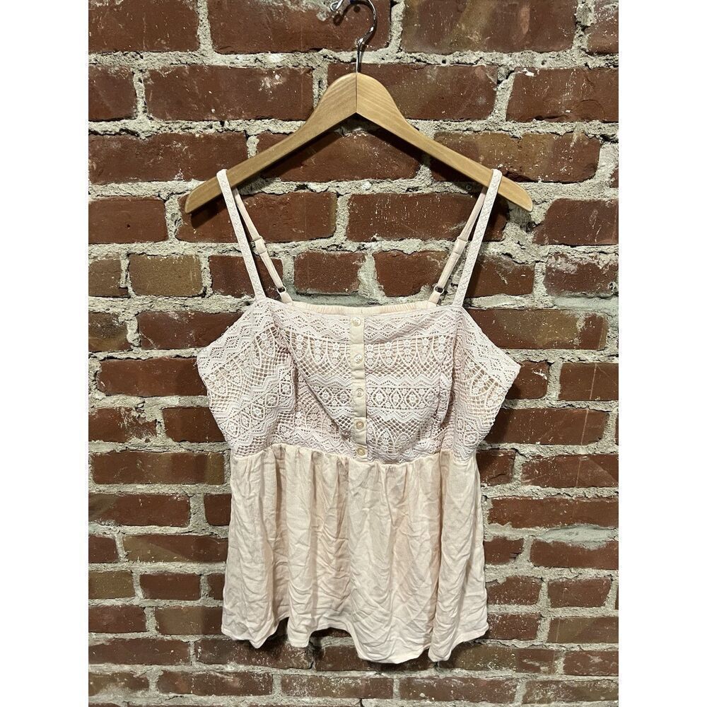 Torrid Womens Sleeveless Pink Tank Top Blouse Plus Size 2